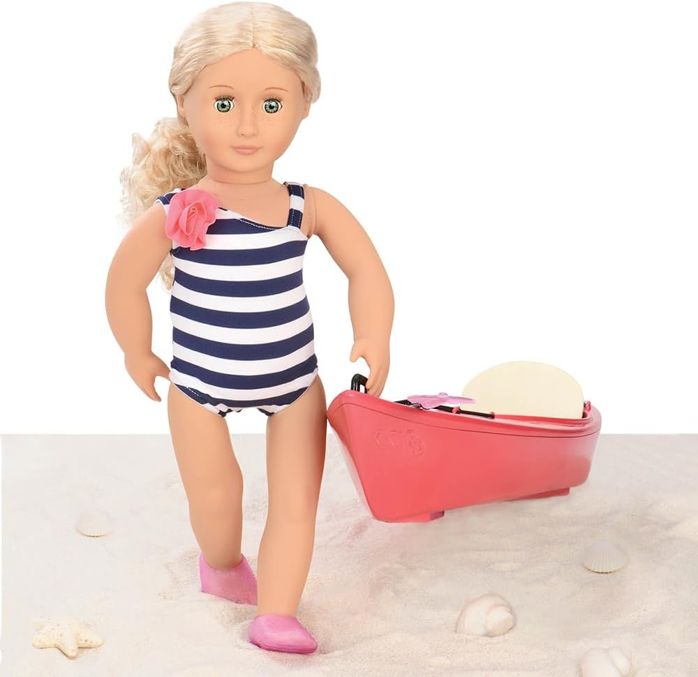 Our Generation – 46 cm Puppenzubehör – Outdoor & Strand Set – Sportspielzeug – Rollenspiel – Spielze