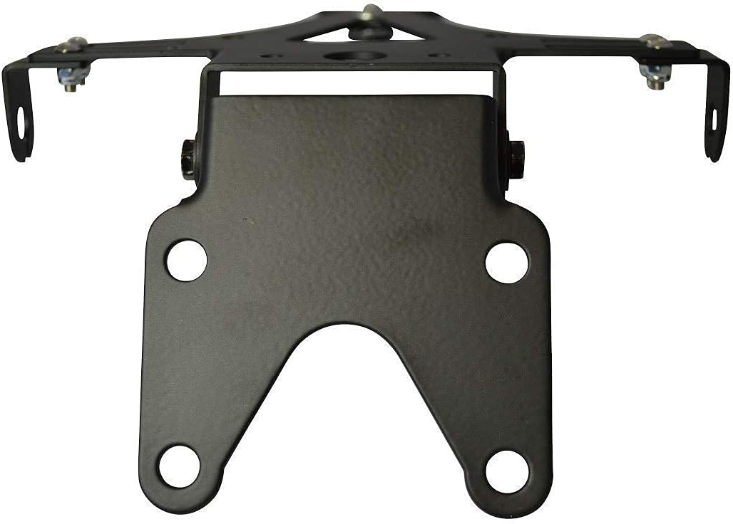 Hochwertig Schwarz Universal Verstellbar Motorrad Kennzeichenhalter Kennzeichen Nummernschild Halter