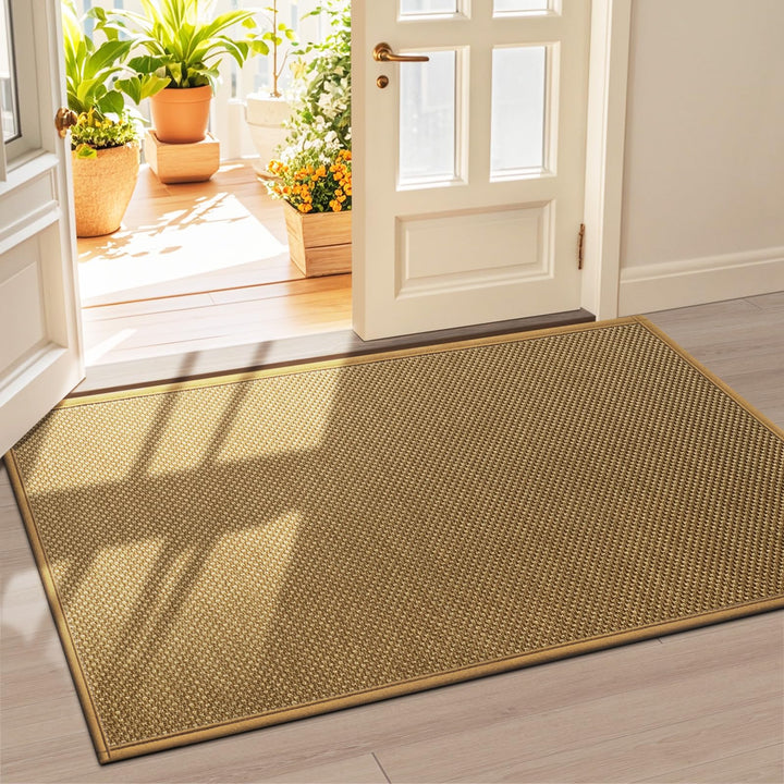 LEKEEPGO Fussmatte Innen 90 x 150 cm, rutschfest Fussmatte, waschbar Schmutzfangmatte, Dünn Türmatte