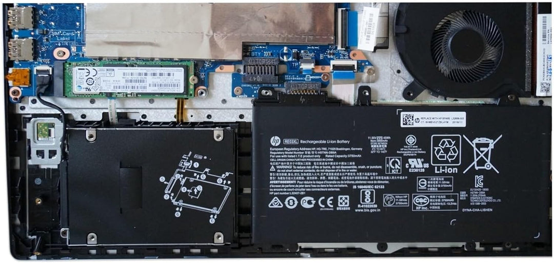 Original HDD/SSD Anschlusskabel für HP ProBook 450 G6, 455 G6, 455R G6, 2,5 Zoll (6,35 cm) inkl. Geh