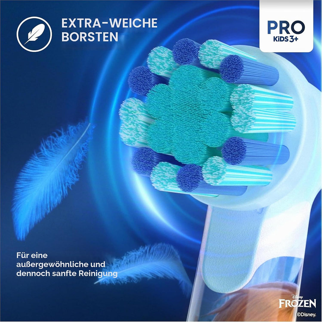 Oral-B - Vitality Pro Kids Frozen HBOX, Batteriebetrieben, Zahnbürste, Schwarz