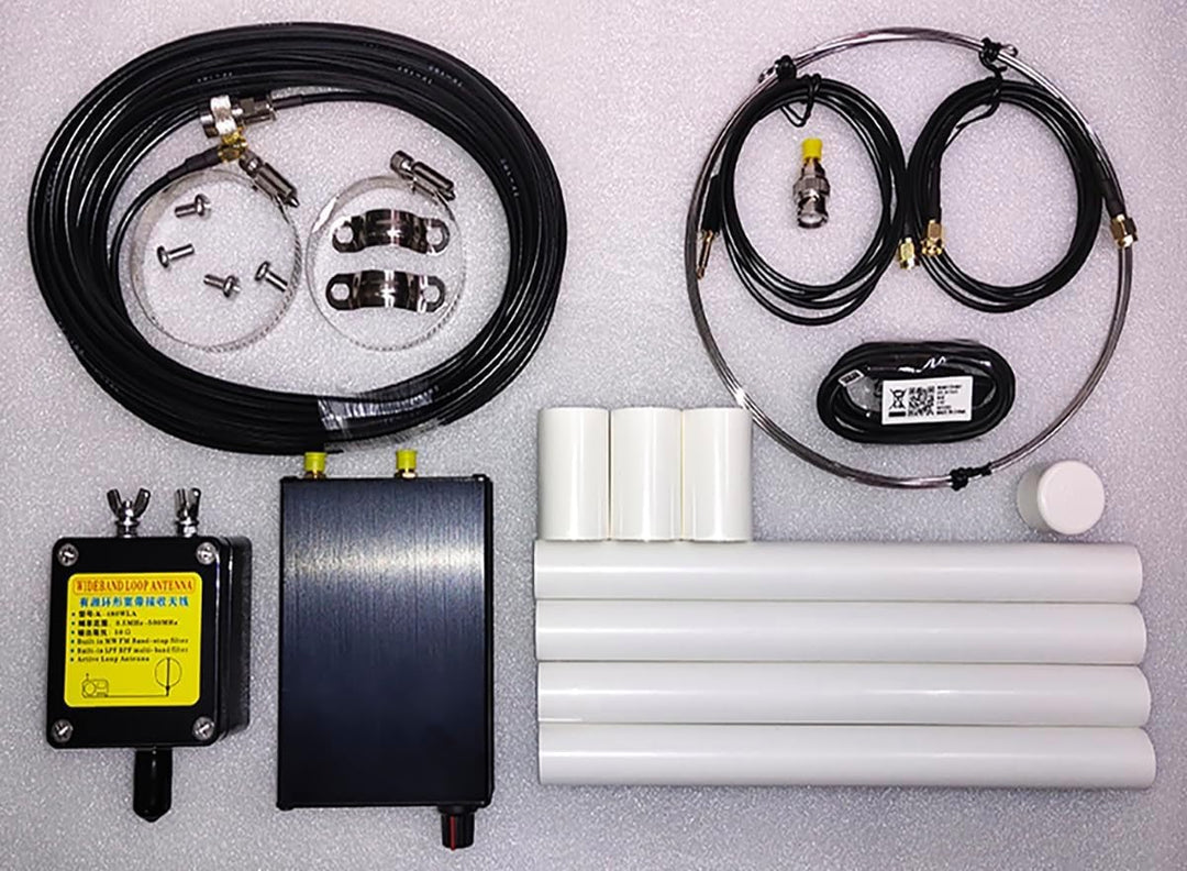 AURSINC K-480WLA Tragbare Kurzwellen-Radio aktive Schlaufenantenne 0,5 MHz–500 MHz Full-Band LW/MW/S