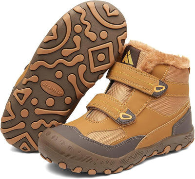 Mishansha Kinder Winterschuhe Mädchen Winterstiefel Warm Schneestiefel Gefüttert Boots Wasserdicht 3