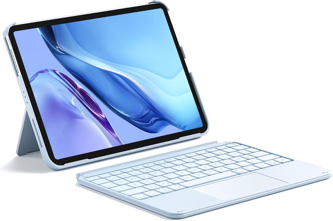 Inateck Hülle mit Tastatur,Ultraleichte Tastatur für iPad 10/11 Generation A16 2025 11 Zoll,iPad Air