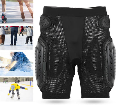Tenpac 3D Gepolsterte Shorts Schutz Hüftpolster, Snowboard Skating Skifahren Radfahren Schutzausrüst