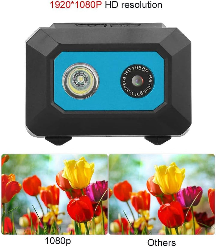 KIMISS Super HD 1080P DV Sportkamera, am Kopf montierter Action Video Camcorder, DVR Recorder Kopfka