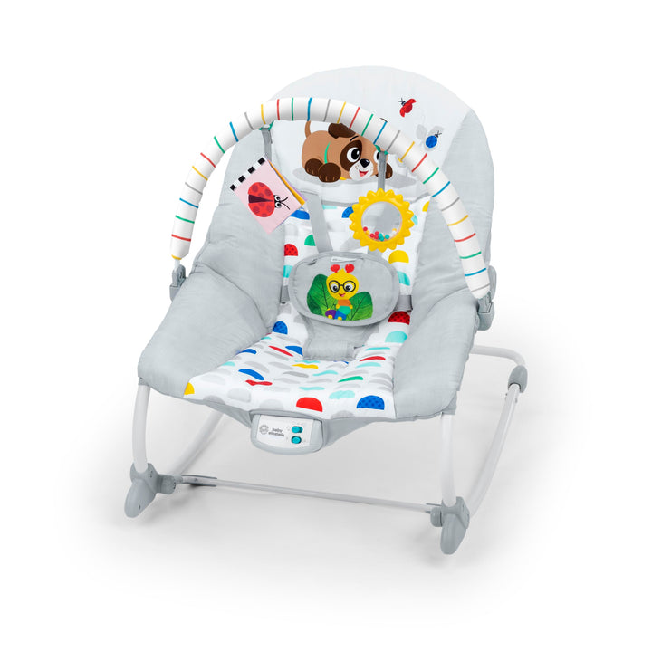 Baby Einstein Deans Discovery Spot Musikwippe fr Kleinkinder bis Krabbelkinder, mit Vibrationen, ab