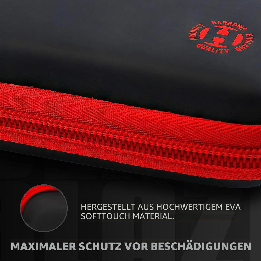 Harrows Darttasche Blaze 3 | Dartkoffer Darthalter I Dartkoffer für 3 Dartpfeile | Professionelles D