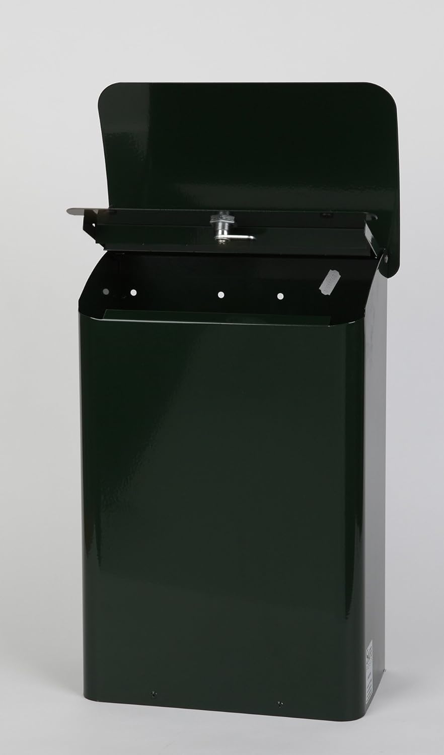 Wand-Briefkasten Safepost 14 grün (RAL 6009) racinggreen Sicherheits-Briefkasten mit doppeltem Fach