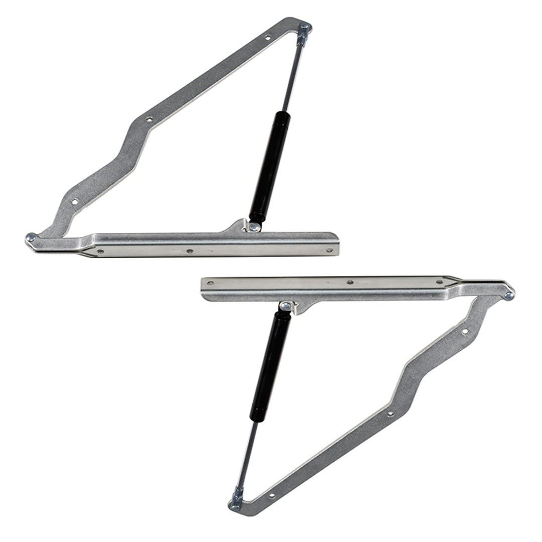 2xHydraulische Kolben-Gasdruckfeder 200N Hydraulikkolben Scharnier Deckel Schliessen Halterung Ersat