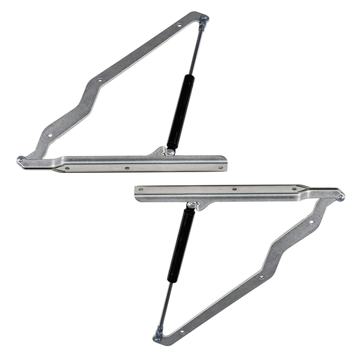2xHydraulische Kolben-Gasdruckfeder 200N Hydraulikkolben Scharnier Deckel Schliessen Halterung Ersat