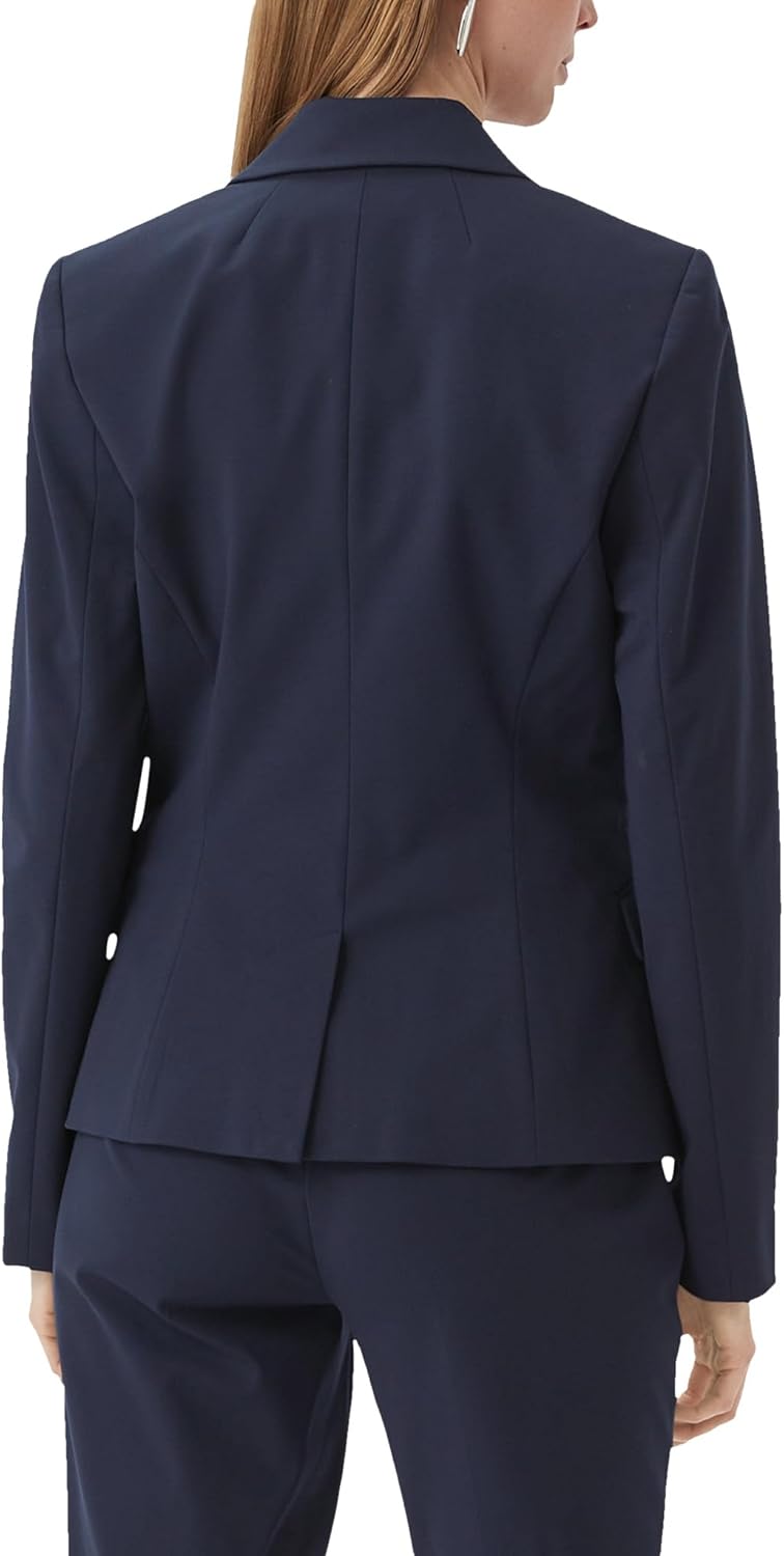 comma Taillierter Blazer aus Viskosemix, 5976