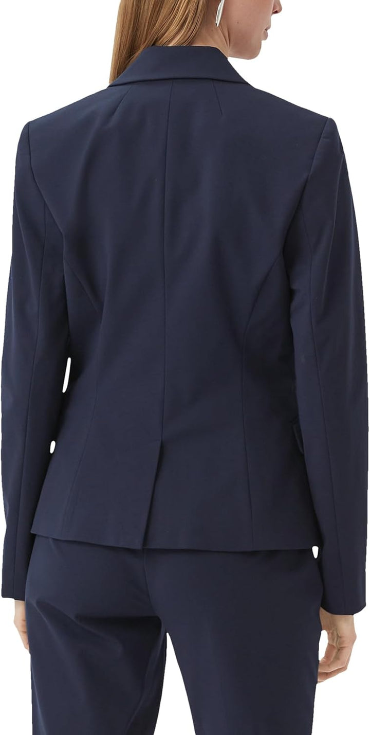 comma Taillierter Blazer aus Viskosemix, 5976