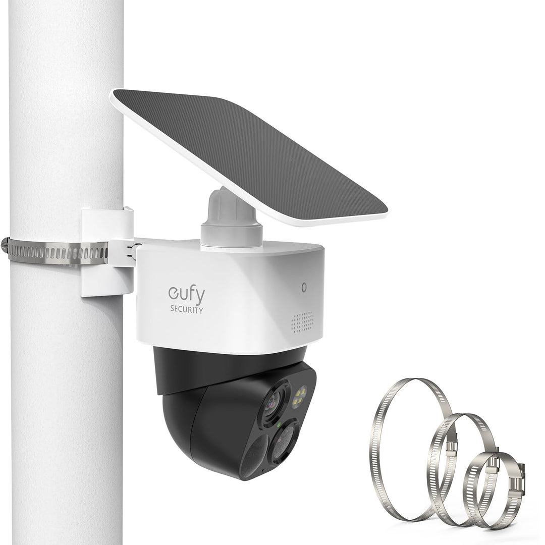 Halterung für eufy Security SoloCam S340/SoloCam E30/SoloCam E42, Verstellbare Masthalterung Pole Mo