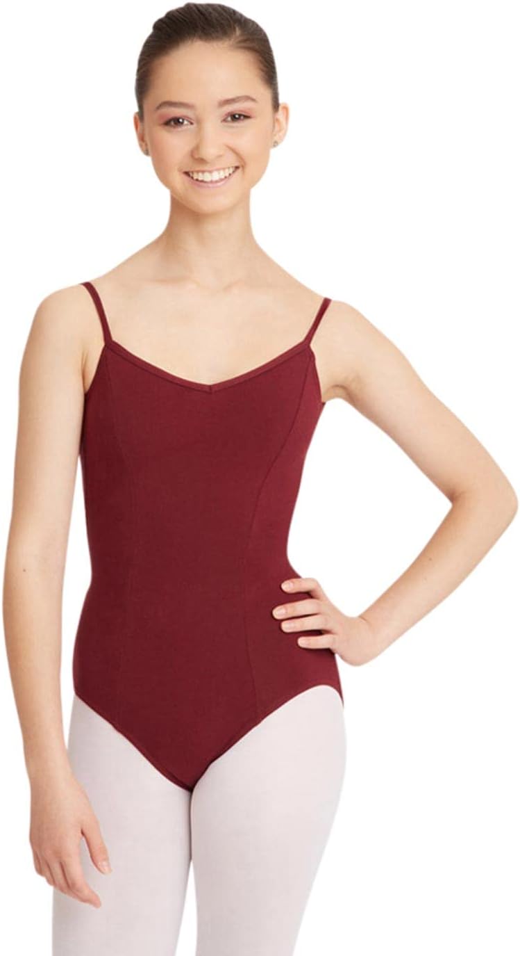 Capezio Damen Prinzessin Camisole Leotard XS Burgunderfarben, XS Burgunderfarben