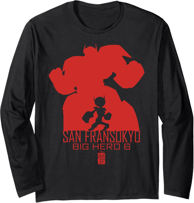 Disney Big Hero 6 TV Series Baymax Shadow Langarmshirt