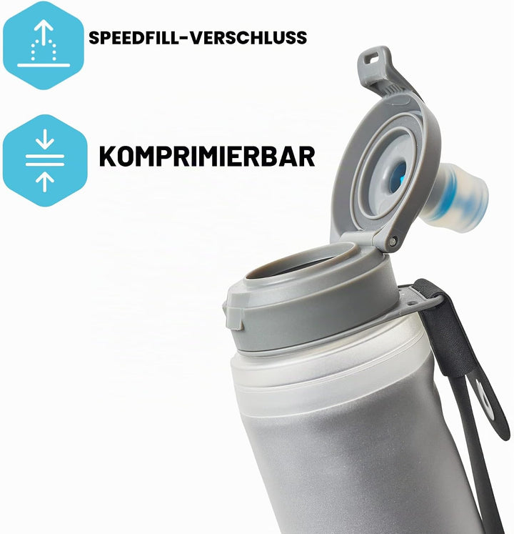 HYDRAPAK SKYFLASK IT SPEED 300 300 ml - Insiulated Grey, 300 ml - Insiulated Grey