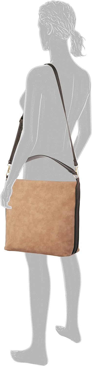 Gabor , Gwen , Damen , Schultertasche Mixed Taupe, Mixed Taupe