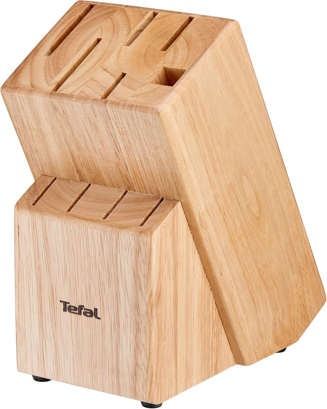 Tefal Messerblock aus Holz ohne Messer, 10 Steckplätze, Universal-Messerblock, Limited Edition, Natu