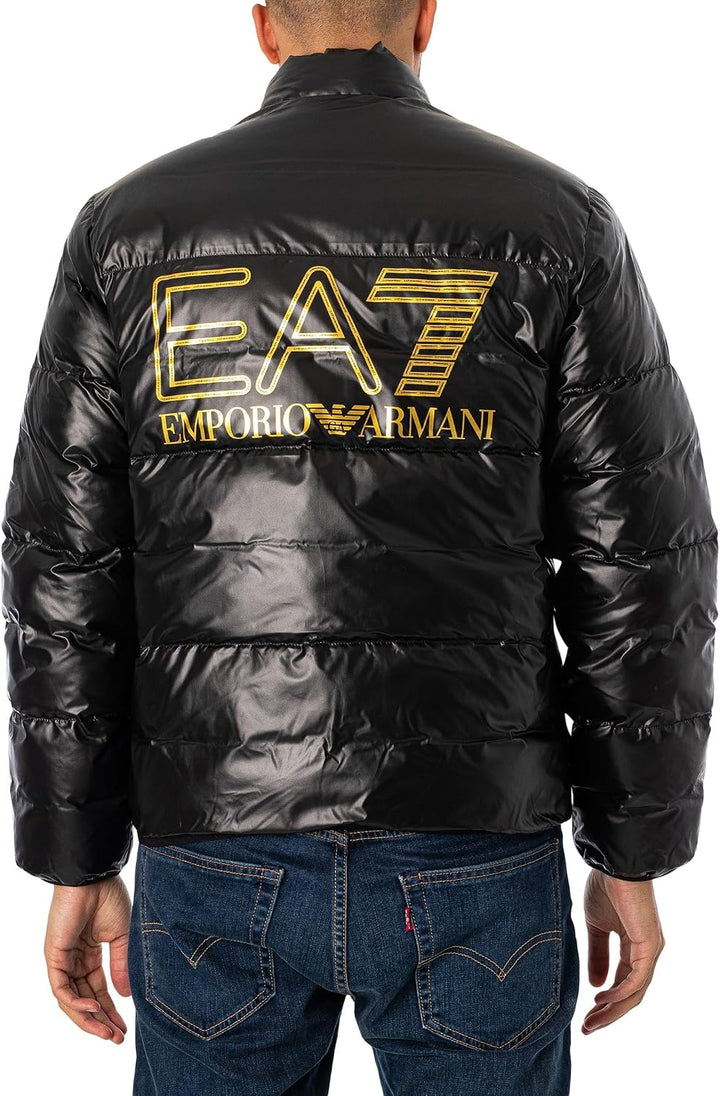 EA7 Gewebte Bomberjacke für Herren, Schwarz XXL Schwarz, XXL Schwarz
