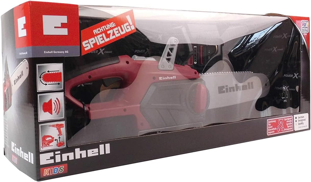 Happy People 41764 - Einhell Kids Kettensäge Batteriebetriebene Säge mit Sound und Lichtfunktion Han