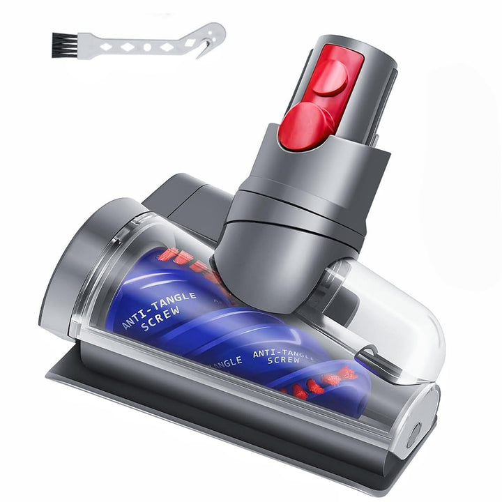 Upgrade Mini Elektrobürste für Dyson V7 V8 V10 V11 V15, Anti-Tangle Turbinendüse Aufsatz, Tierhaarbü