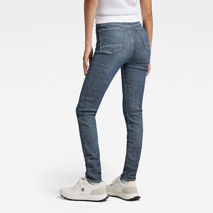 G-STAR Damen Kafey Ultra High Skinny Jeans 25W / 30L Blau (Faded Blues D15578-d106-d135), 25W / 30L