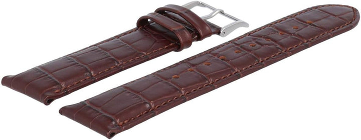 Hugo Boss Uhrenarmband 22mm Leder Braun Kroko - 659302560