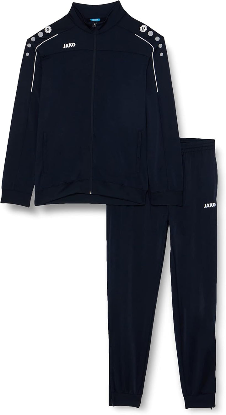 JAKO Herren Trainingsanzug Polyester Classico, nightblue/citro, XXL, M9150 XXL marine, XXL marine