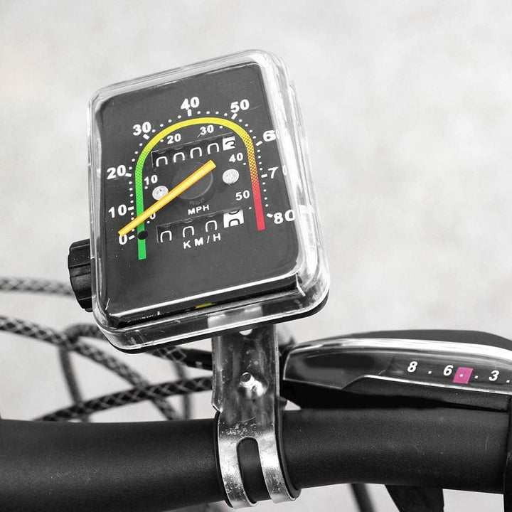 Dilwe Mechanischer Kilometerzähler, Fahrrad-Tachometer Computer Mountainbike-Codetabelle Wasserdicht