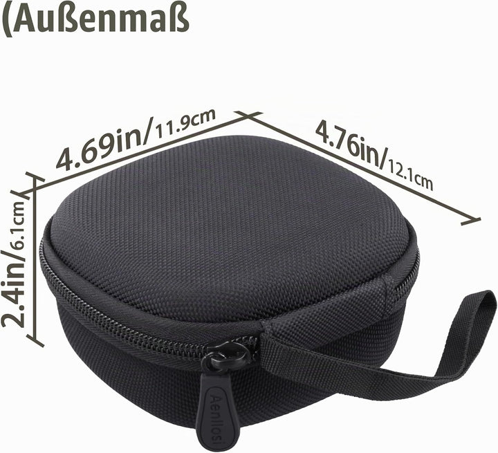 Aenllosi Hart Tasche Hülle für Bose SoundLink Micro Bluetooth Lautsprecher, Nur Tasche(Schwarz) Schw