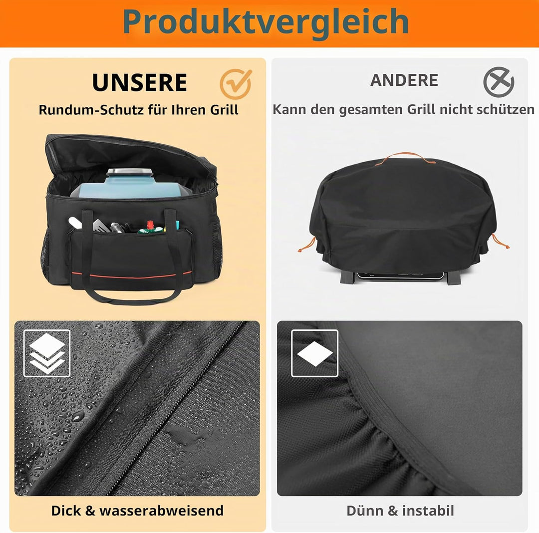 Grill-Tragetasche kompatibel mit Ninja OG951 OG850 Woodfire Pro XL Outdoor-Grill & Smoker, tragbare