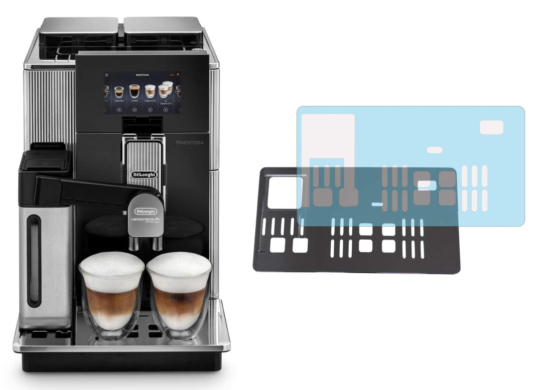 3 Stück Schutzfolie/Kratzschutz für DeLonghi Maestosa EPAM 960.75.GLM/EPAM 960.55.GM - Abtropfblech