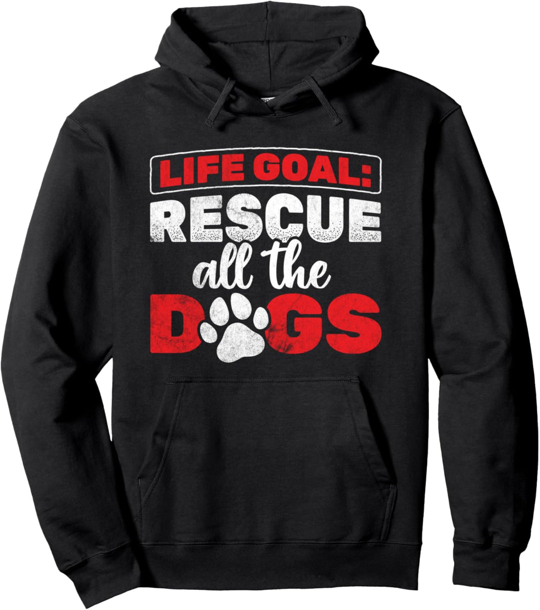 Rescue All Dogs Tierheim Haustier Hundebesitzer Hunde Pullover Hoodie