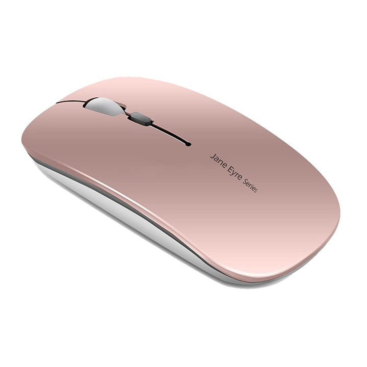 Uiosmuph Q5 Kabellos Maus, Wiederaufladbar Funkmaus 2.4G Leise Funkmaus Ultra Dünn Wireless Computer
