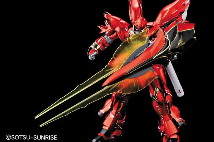 Unbekannt Gundam – MG 1/100 MSN-06S Sinanju Ver.Ka Titanium Finish – Modellbausatz BAN162051