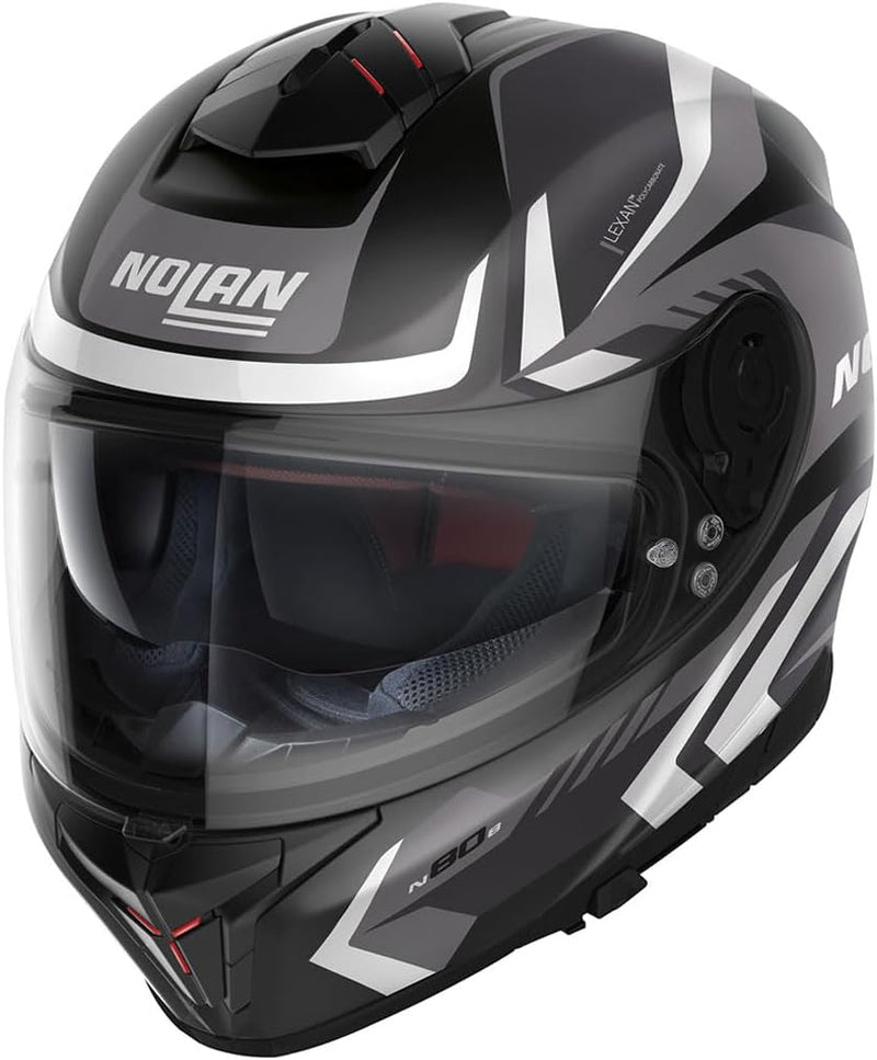 Nolan N80-8 Rumble N-Com Helm (Black Matt,S (56))