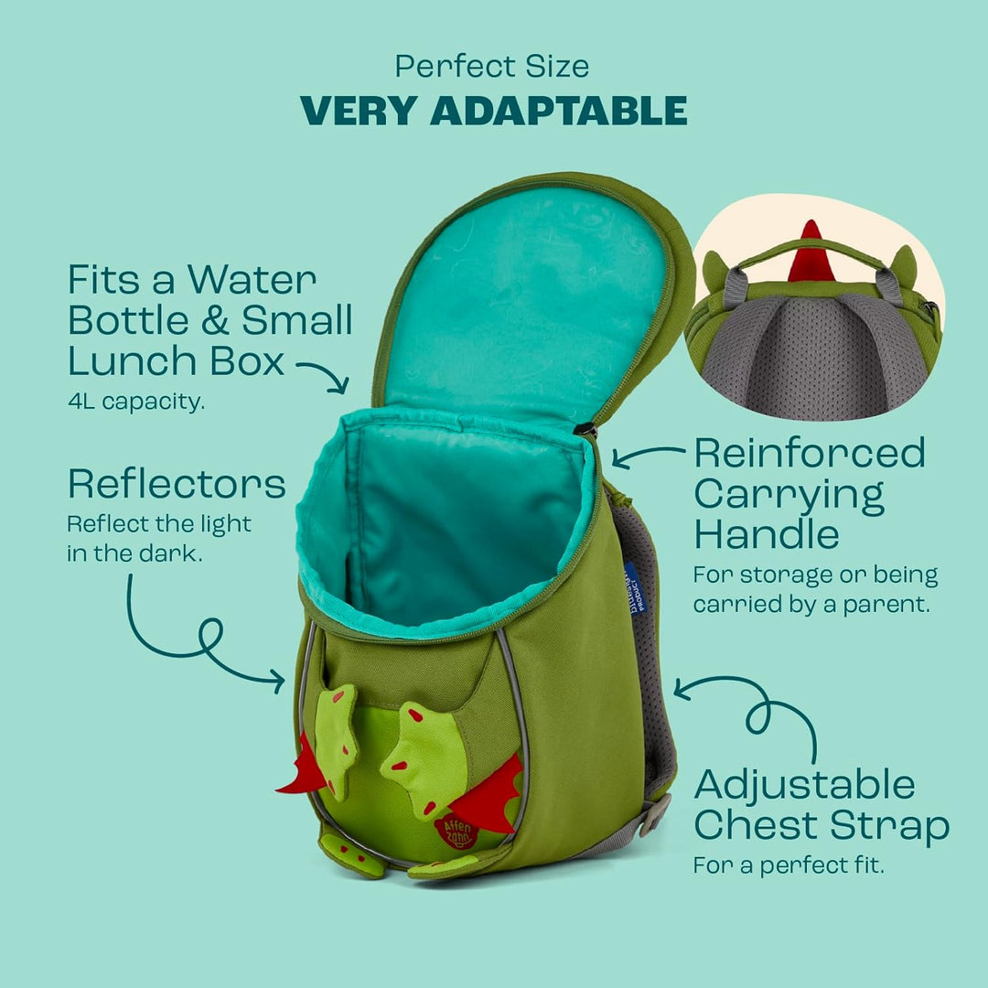 Affenzahn Kinderrucksack Kleiner Freund | Ergonomischer Kindergarten-Rucksack für Kinder von 1 bis 3