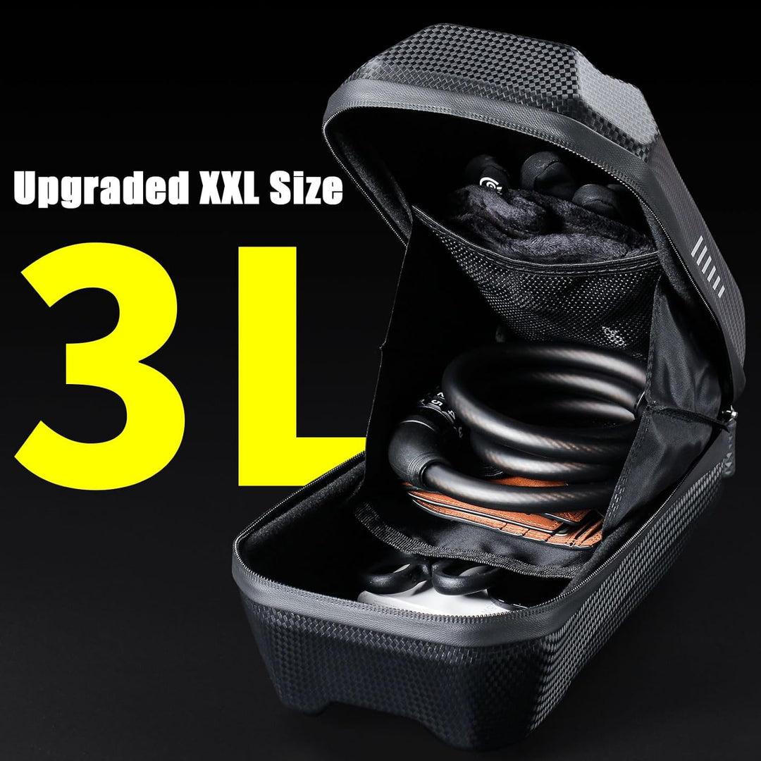 CHICLEW 3L Grosse Kapazität Scooter Tasche, Schnellverschluss Tragbare Tasche E Scooter, wasserdicht