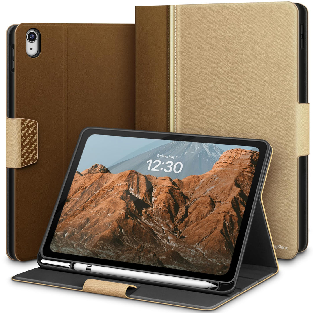 KingBlanc für iPad A16 Hülle 11. Generation 11 Zoll 2025, iPad 10. Generation 10,9 Zoll 2022 mit Pen