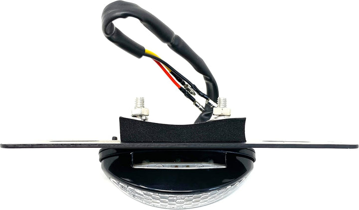 Alchemy Parts Schwarz Sehr Hell E-Geprüft Klarglas Rot LED Heck Bremsleuchte mit Nummernschild Numme