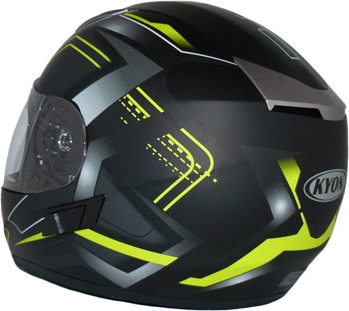 protectWEAR Integralhelm mit Sonnenblende H520-ARROW-GB - Black, Grösse S, S