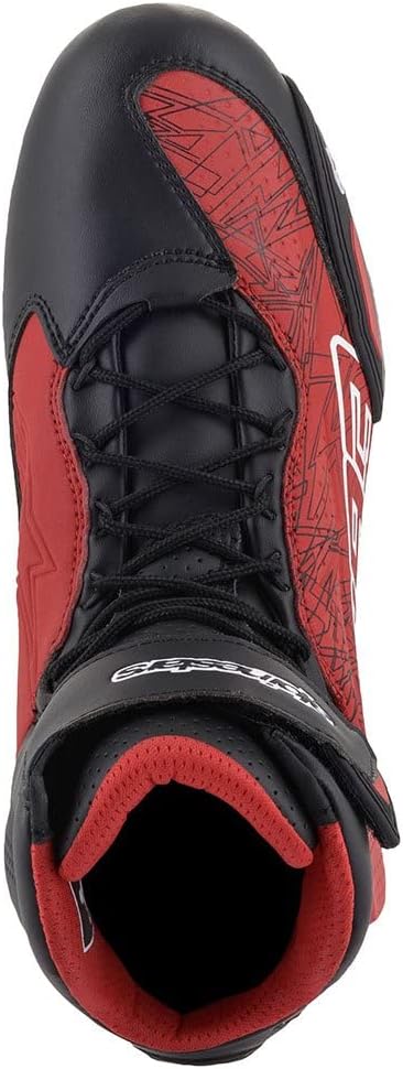 Alpinestars Nc Herren Motorradstiefel 47 EU Schwarz Weiss Rot, 47 EU Schwarz Weiss Rot