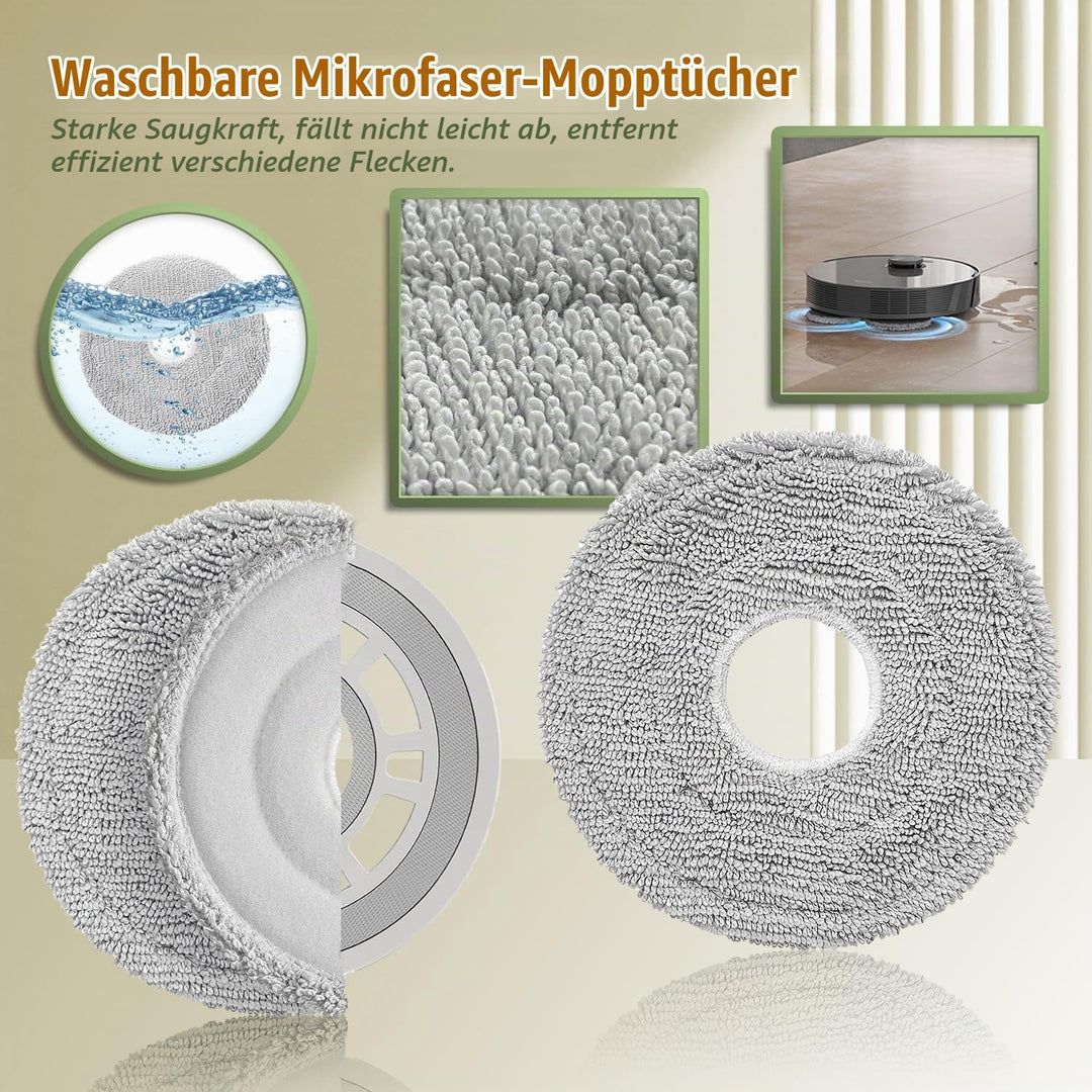 Zubehör kompatibel mit Dreame L10s Pro Ultra Heat /L10s Ultra Gen 2 /L40 Ultra AE /X30 Ultra, für Mo