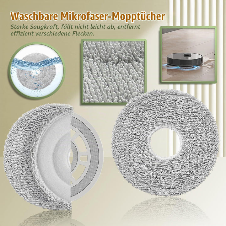 Zubehör kompatibel mit Dreame L10s Pro Ultra Heat /L10s Ultra Gen 2 /L40 Ultra AE /X30 Ultra, für Mo