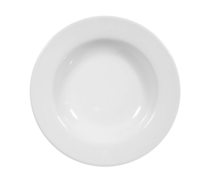 Seltmann Weiden Suppenteller 23 cm Fahne 6 Stück Rondo Weiss Uni 7