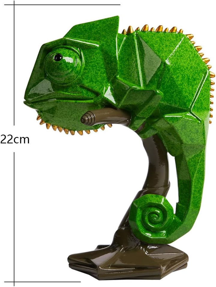 NENBOLEC Modern Skulptur Arts Eidechse Dekor Figuren Tier Statue Geschenk Wohnzimmer Kunst Polyresin