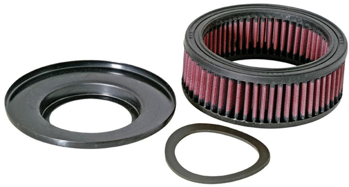 K&N KA-1596 Motorrad Tauschluftfilter, Rot