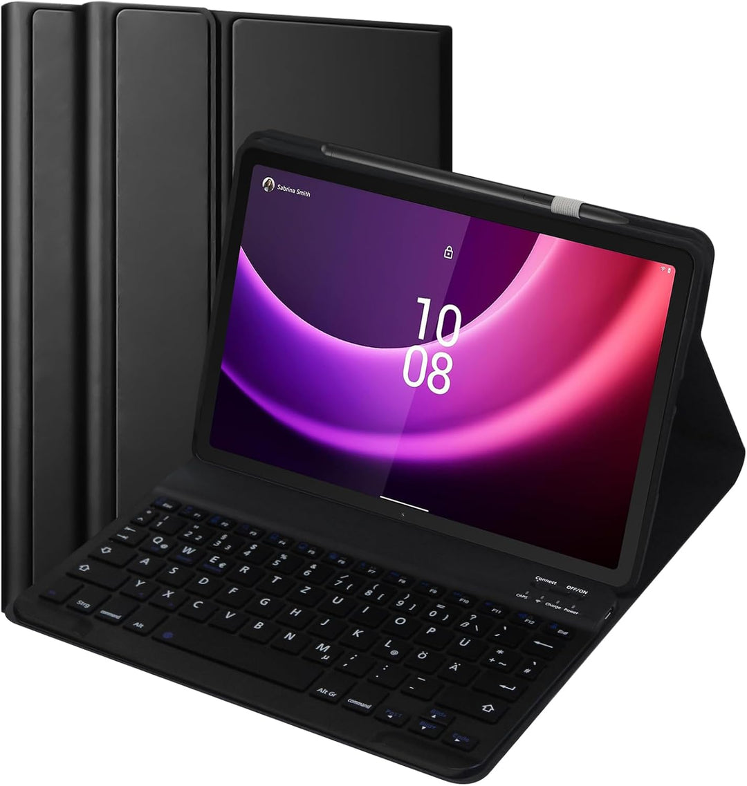 KTOITION Hülle mit Tastatur für Lenovo Tab P11 (2nd Gen) 11.5 Zoll TB350FU/TB350XU - (Deutsches) Tas