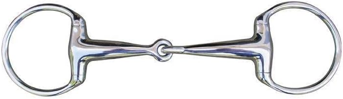 HKM 9872 Olivenkopfgebiss, Gebiss einfach gebrochen, massives Edelstahl, 18 mm S Die Farbe ist nicht